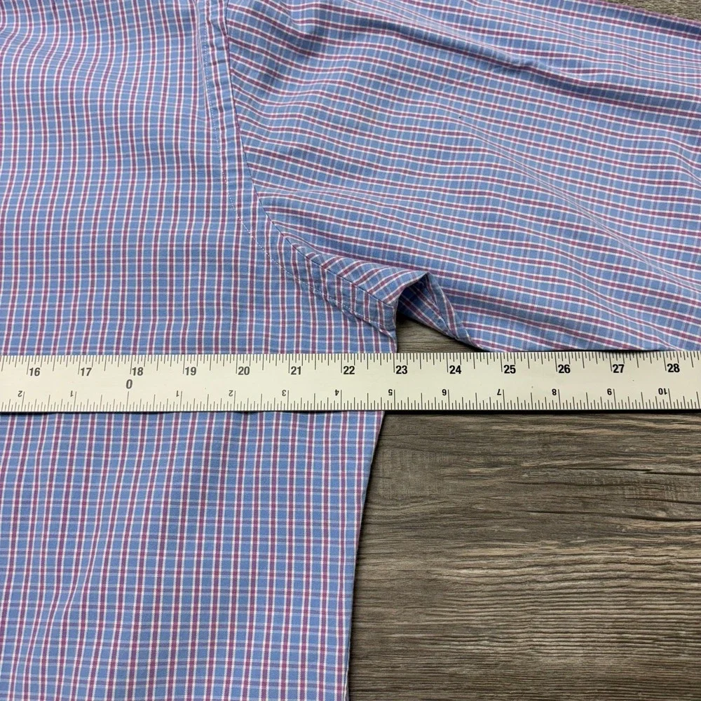 Polo Ralph Lauren Dress Shirt Regent Plaid Mens 15.5 32/33 Medium Classic Fit